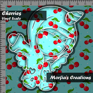 Smooth Textured Vinyl Cherries RTS