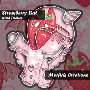 Cotton Woven Strawberry Bat RTS