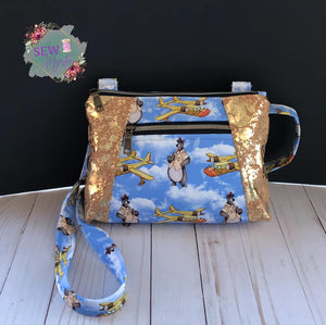 Cotton Woven Bear Plane RTS