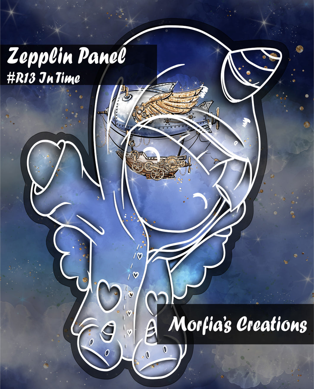 Cotton Lycra Zepplin Panel RTS